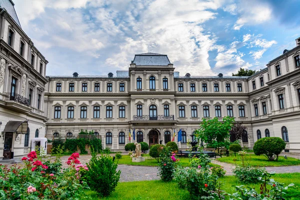 BUCHAREST, ROMANIA - JUNE 28, 2015: The Museum of Art Collections. Hosted in Romanit Palace contains 44 collections donated to the Romanian State beginning with 1927.