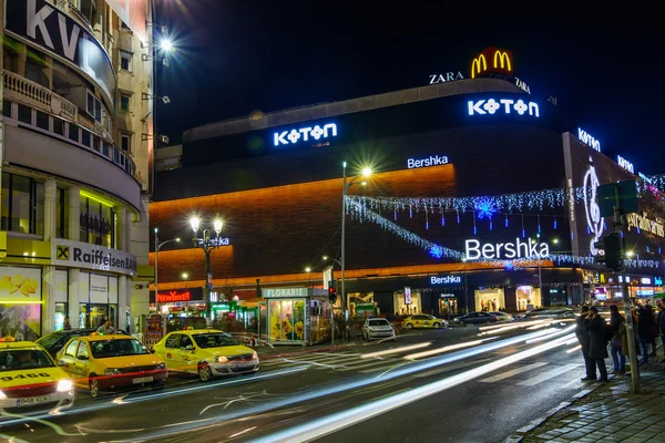Bucharest, Romania - December 25: Unirea Shopping Center on Dece