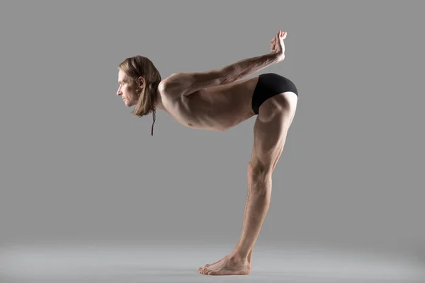 Variation of Ardha Uttanasana yoga posture