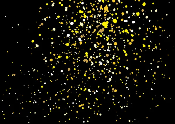 Gold glitter explosion