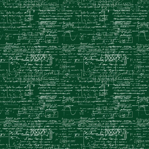 Seamless pattern of mathematical operation and equation, endless arithmetic pattern.