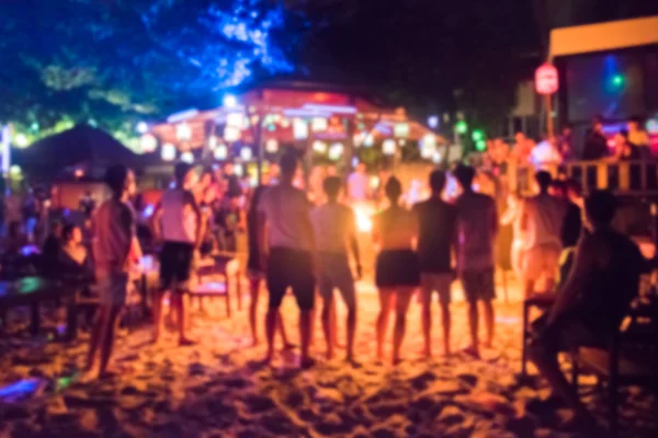 Blurred background photo of beach party