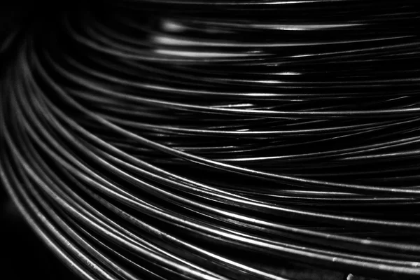 Abstract background of metal wire roll