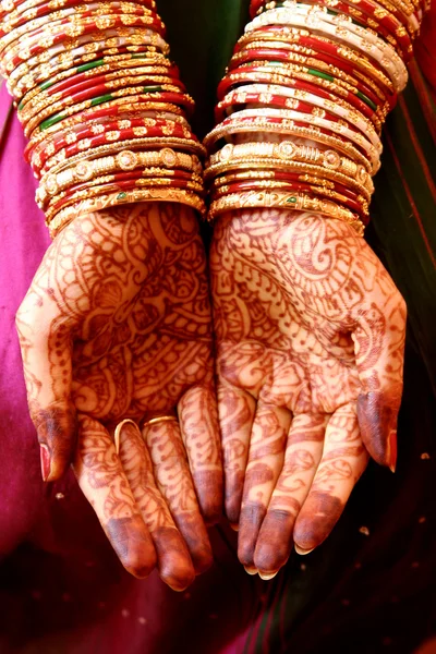 Henna Hands and Bangles - Indian wedding