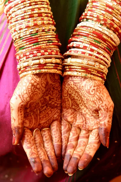 Henna Hands and Bangles - Indian wedding