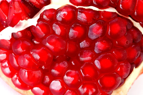 Closeup of fresh pomegranate seeds