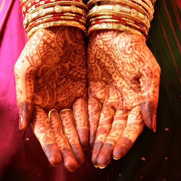 Henna Hands and Bangles - Indian wedding