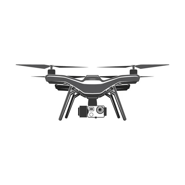 Drone quadrocopter digital camera flat