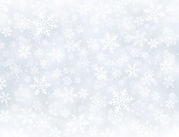 Winter snowflakes background