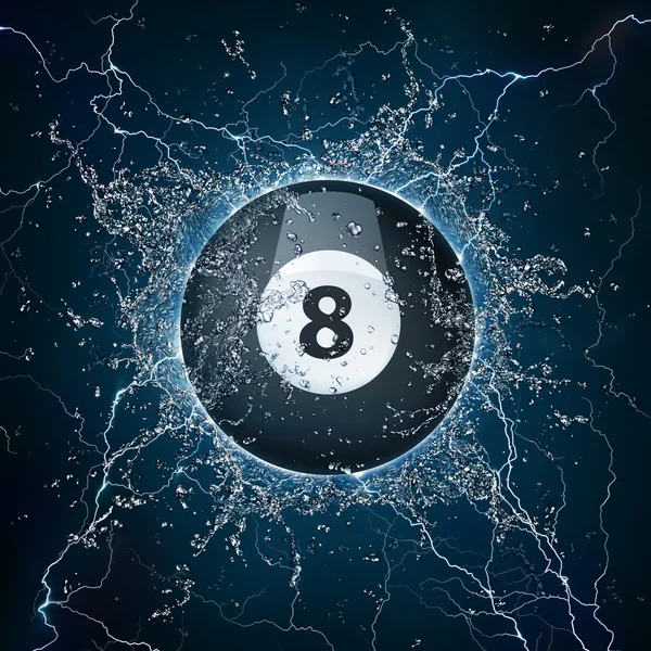 游泳池台球球 - 图库照片francepig1#61806491