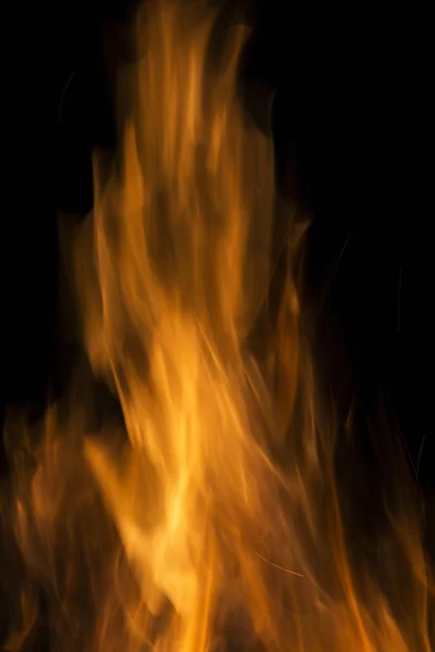 Embers charred in a flame of fire, abstract background