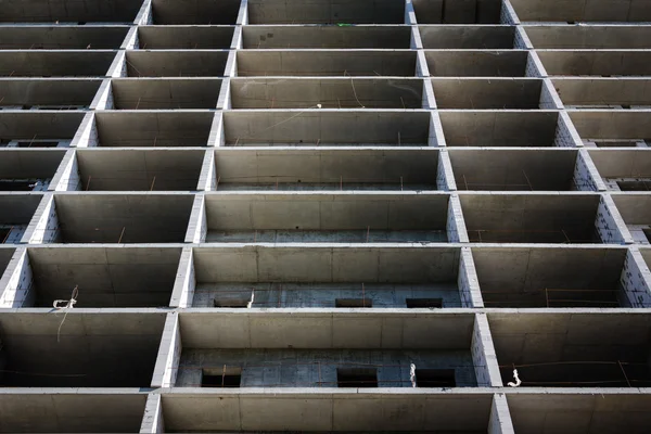 Modern concrete structure, building under construction