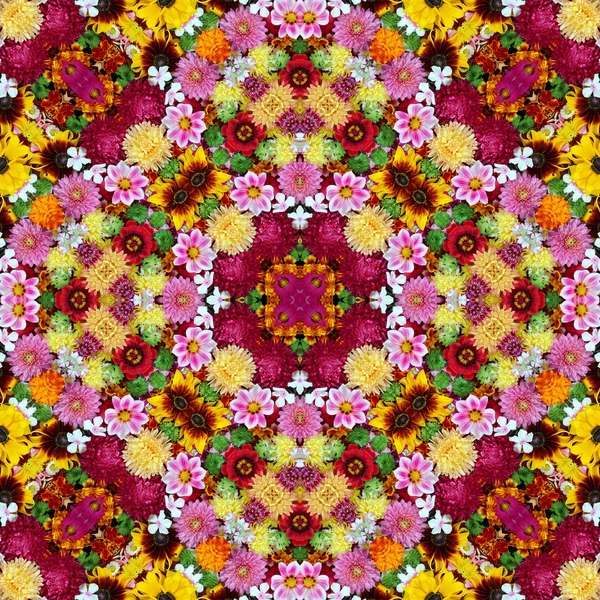 Flower Seamless background for a congratulation, top view.