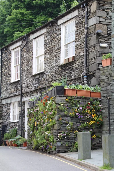 Terraced house constructed of local stone