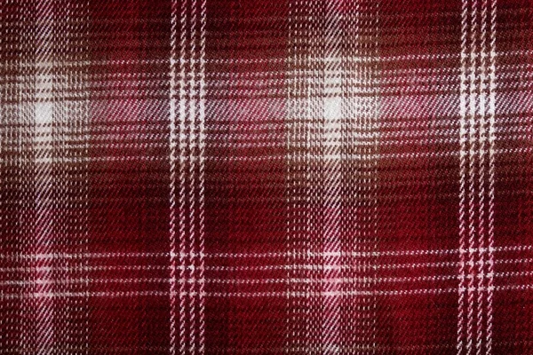 Red and White checked textile Pattern