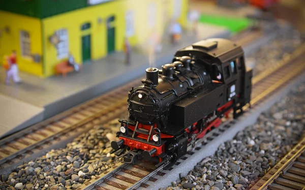 Model of a steam locomotive