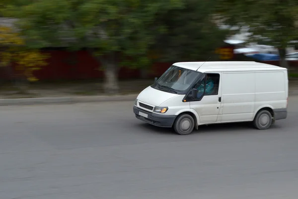 Van in moving