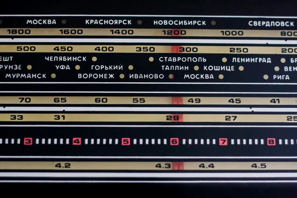 Radio range frequency channels.