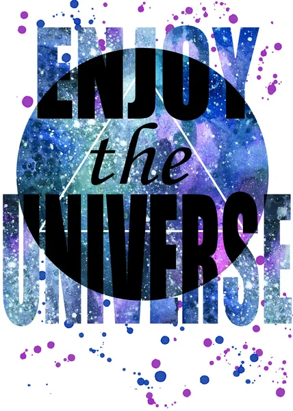 T-shirt graphics. Space watercolor background. Universe background. Space. Universe. watercolor stars and galaxy