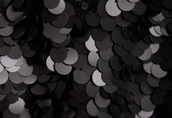 Black sequins pattern texture