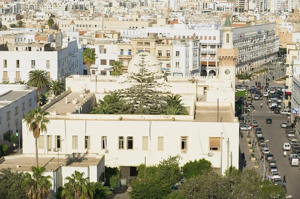 Aerial view to the historical city center of Sfax in Sfax, Tunisia.