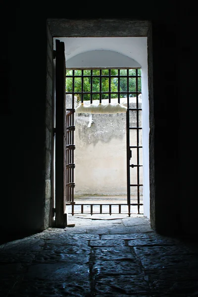 ISCHIA, ITALY - AUGUST, 14: Grid inside castle , August 14, 2007