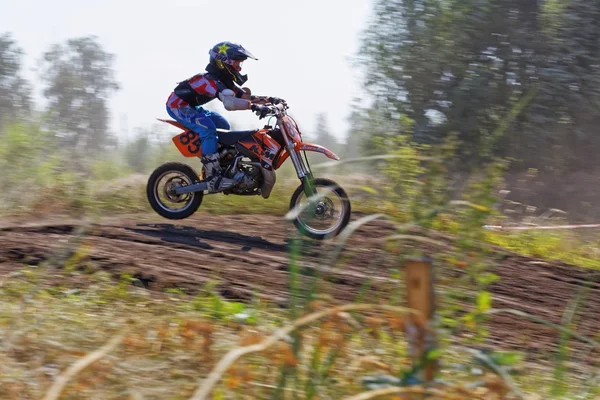 Young rider - participant of the motocross championship