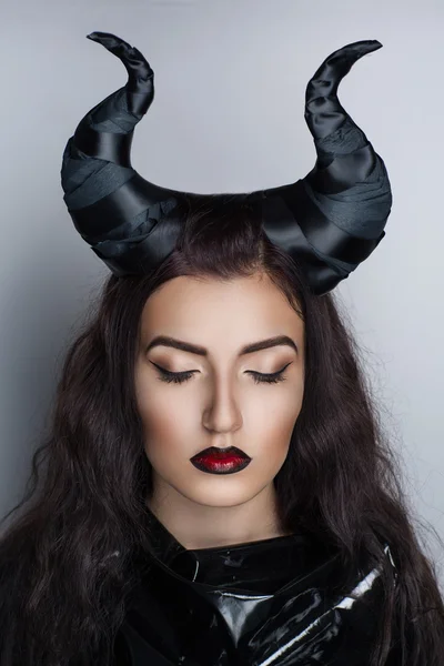 Black horns of Maleficent