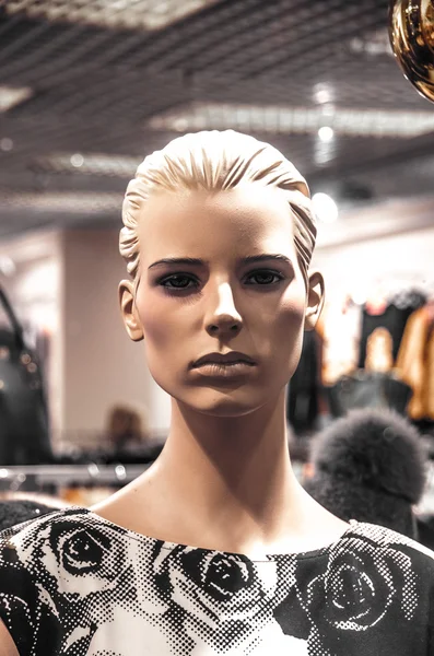 Woman mannequin, fashion shop