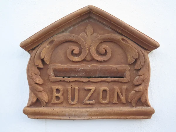 Terracotta Spanish letterbox