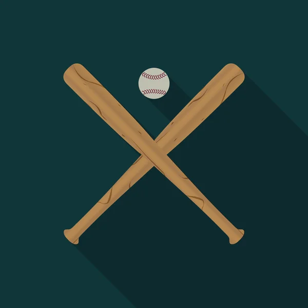 Baseball icon, vector illustration.