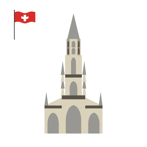 Berne Cathedral. landmark of Switzerland. Architecture attractio