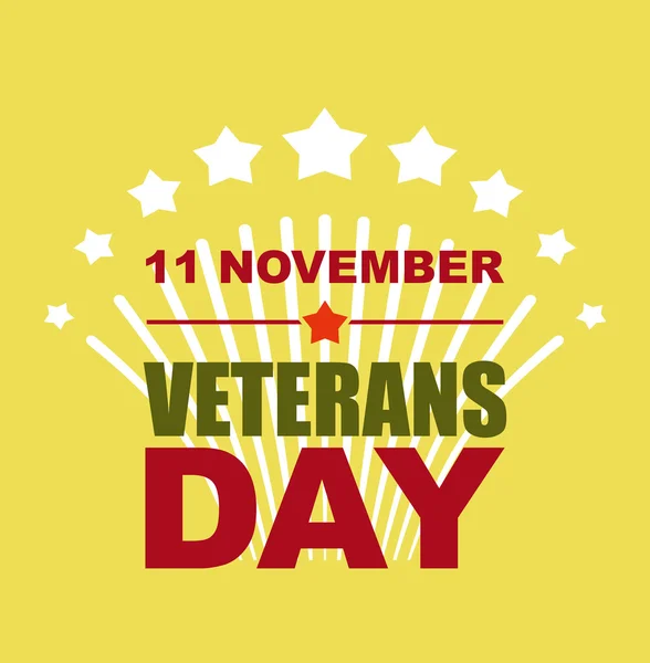 Veterans Day November 11. Salute to American heroes. Vector illu