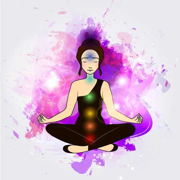 Aura and chakra, meditation.