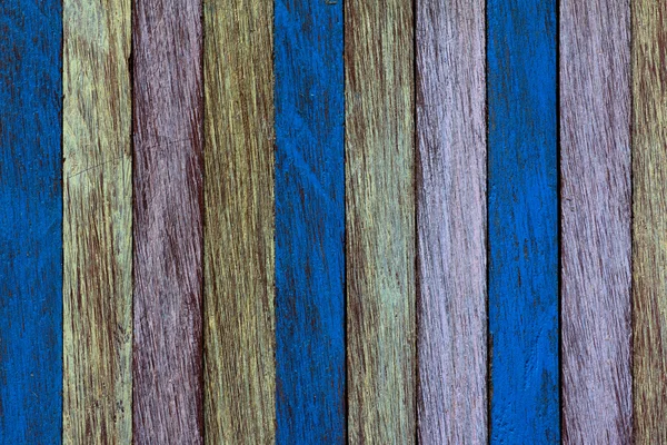 Abstract art color wood wall yellow blue shallow deep of field