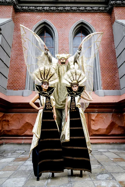 Carnival Masked man and women