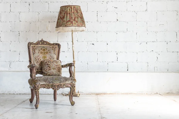 Classic chair style in vintage room