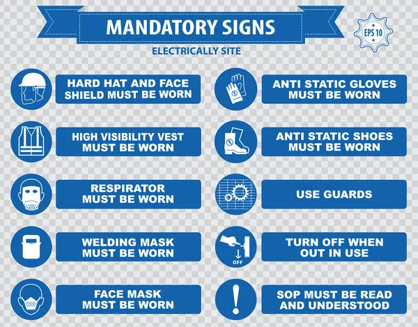 Electrically Mandatory Signs