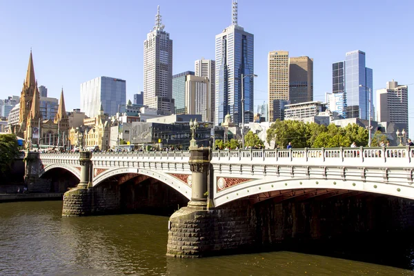 Melbourne city in modern style