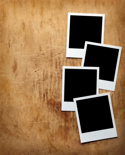 Four blank instant photo frames