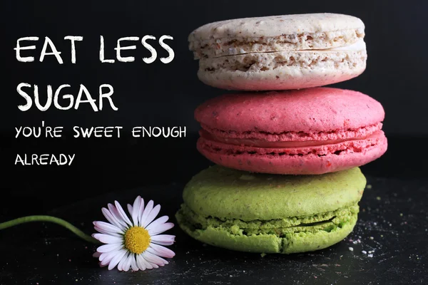 Motivation words Eat less sugar, you are sweet enough already. Diet, Sport, fitness, healthy lifestyle concept. Woman Inspirational quote