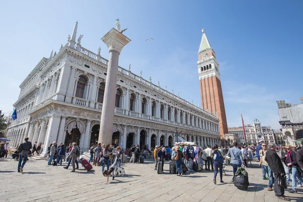 Piazza San Marco with Campanile in Venice, Italy