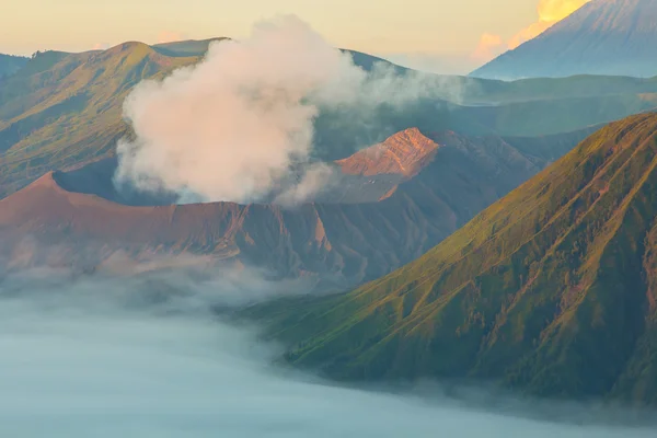 Bromo mountain in East Java, Indonesia