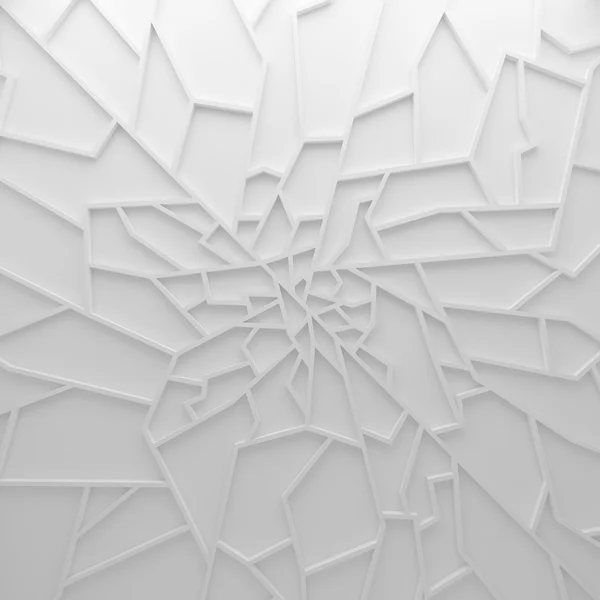 Geometric color abstract polygons wallpaper, as crack wall