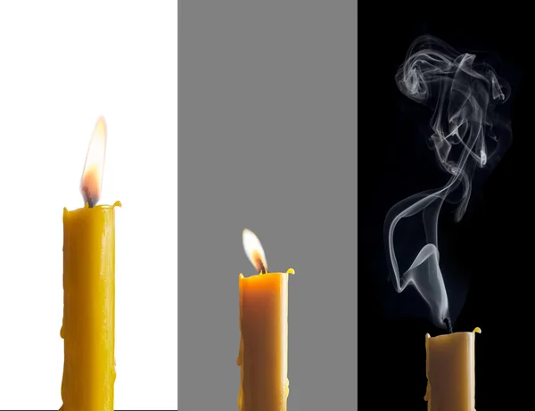 Three candles phases