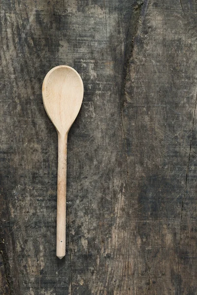 Wooden serving spoon