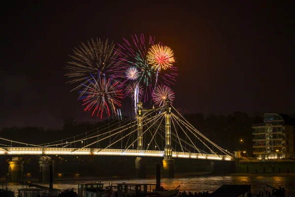 Fireworks display in London