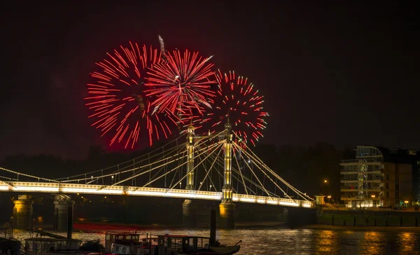 Fireworks display in London