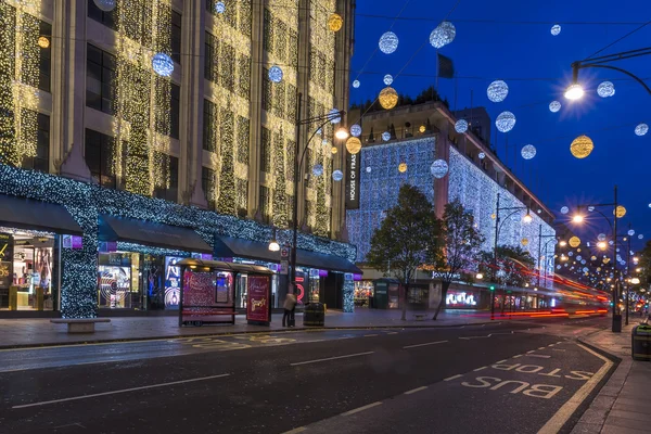 Christmas lights on Oxford Street, London