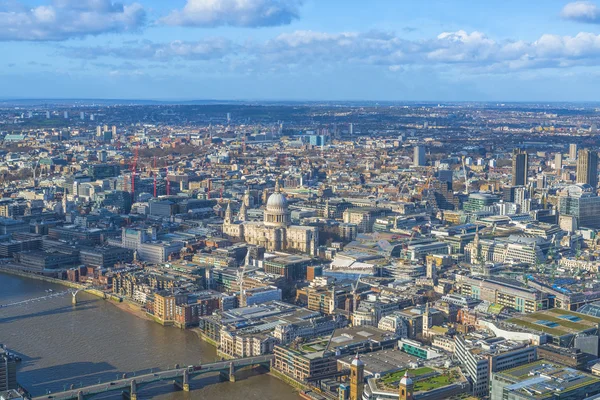 London cityscape - aerial view of The City of London